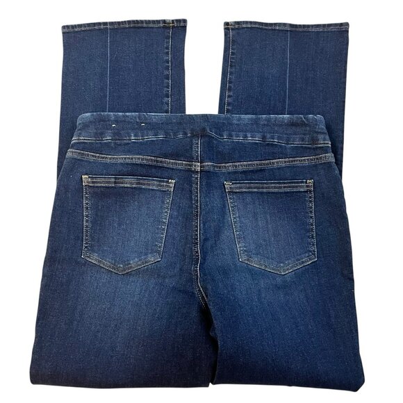 Chico's Pull on Slim Boot stretch jeans Women's size 2(12) - Picture 2 of 3